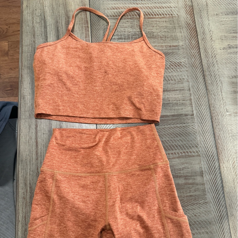 Aerie Rust Athletic Set